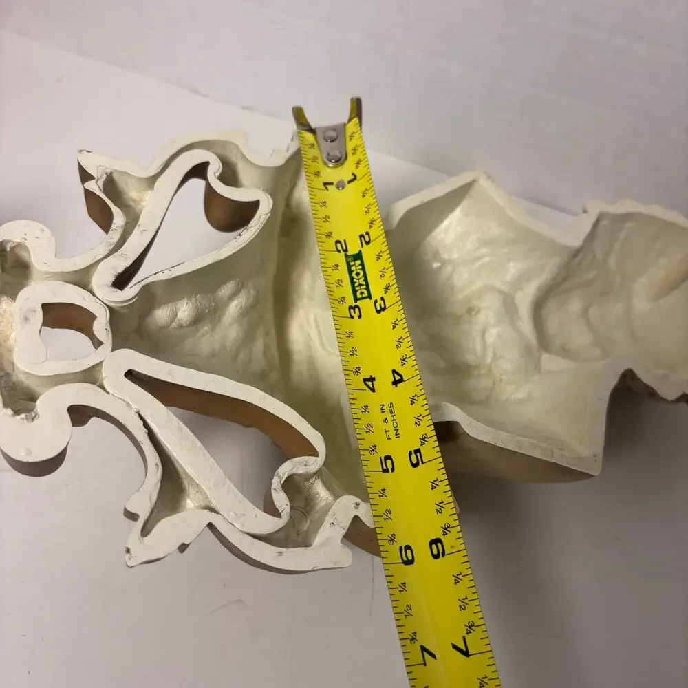 Beethoven Bust Wall Shelf Burwood Products #491-2 Gold Sconce Sitter 11 inches